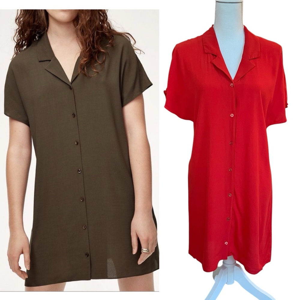 Wilfred Free Radhika Mini Dress - Orange Red